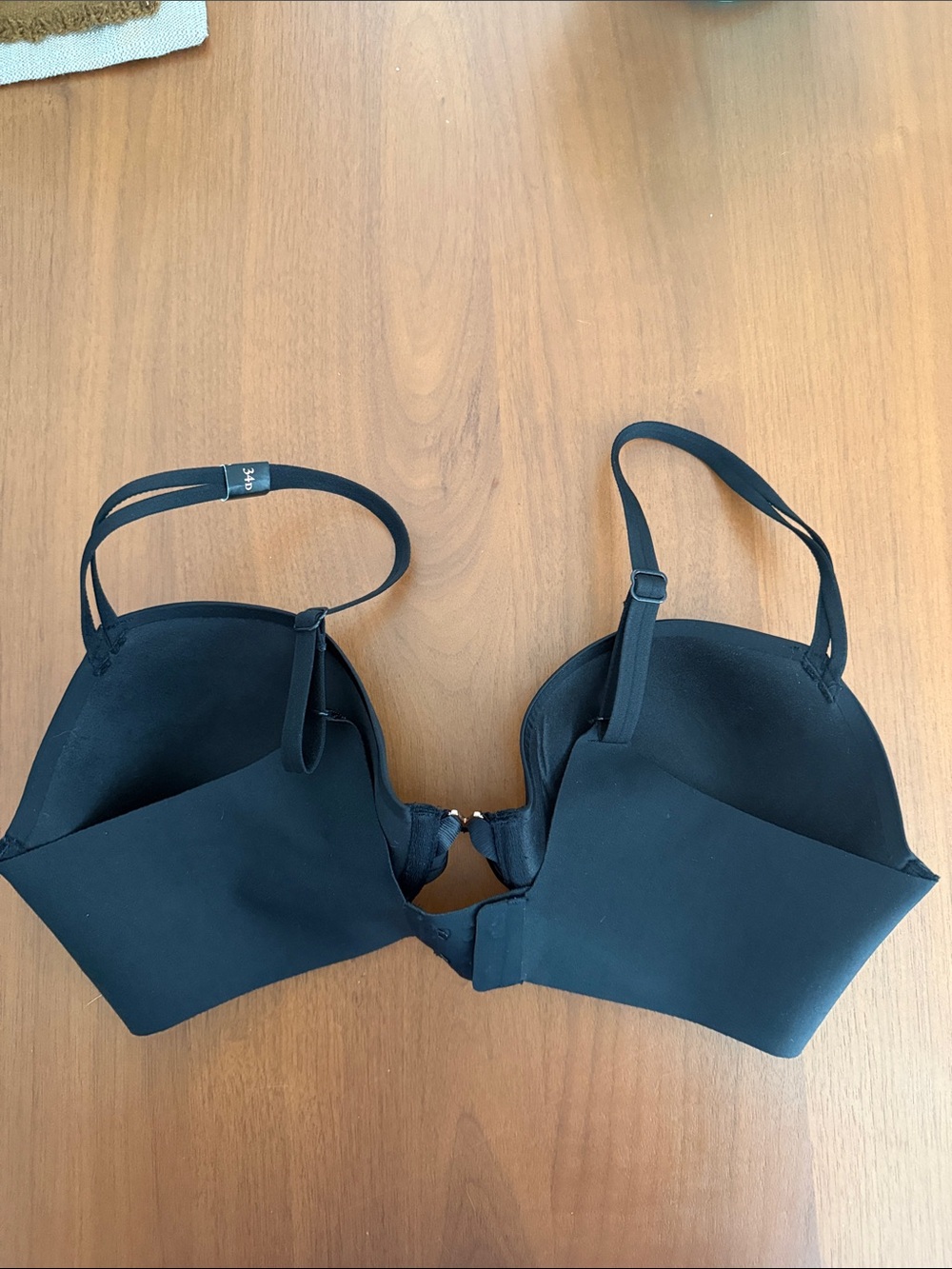 Victoria's Secret NWOT Black Lined Demi Bra, 34D - Picture 3 of 7